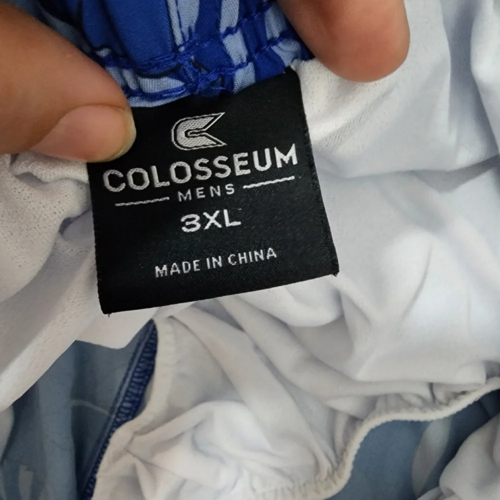 Colosseum Blue‎ Floral UK Swim Trunks Size 3xl